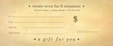 American Beer Gift Certificate