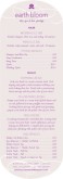 Spa Salon Menu