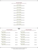 Market Cafe Menu 4