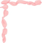 Pink Petals Page Corner