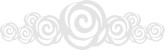 Stylized Gray Rose Menu Top