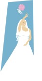 Bouquet Toss Clipart