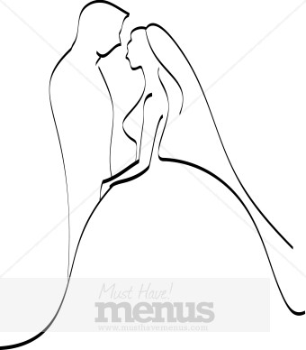Bride And Groom Clipart Wedding