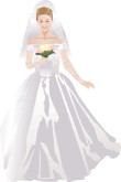 Wedding Gown Clipart