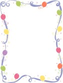 Whimisical Balloons Frame