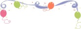 Whimsical Balloon Page Topper