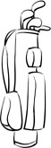Golf Bag Clipart