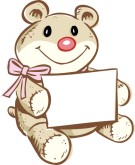 Teddy Bear Gift Clipart