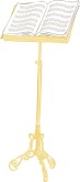 Music Stand Clip Art