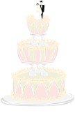 Bridal Cake Clip Art