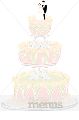 Bridal Cake Clip Art