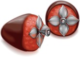Chocolate Covered Strawberries Clipart