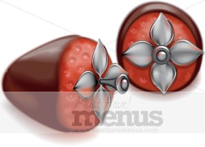 Chocolate Covered Strawberries Clipart