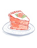 Red Velvet Cake Clipart