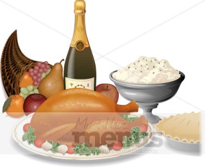 Thanksgiving Dinner Clipart