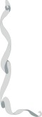 Silver Trailing Ribbon
