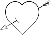 Simple Pierced Heart