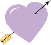 Pierced Purple Heart