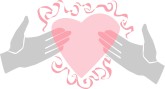 Hands and Pink Heart