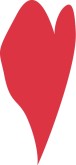 Red Stretched Heart
