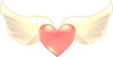 Winged Heart Clipart