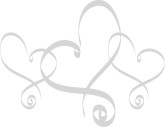 Trio of Ornamental Hearts