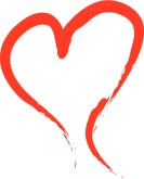Painterly Red Heart