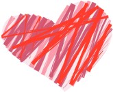 Sketchy Multicolored heart