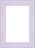 Purple Curlicue Frame