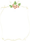 Roses with Lines and Leaves Frame
