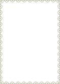 SImple Floral Menu Frame