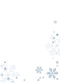 Cut Out Snowflake Page Frame