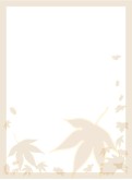 Translucent Fall Leaves Frame