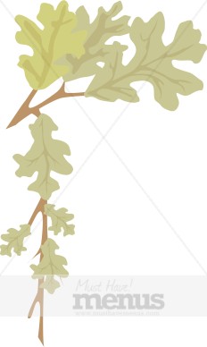 Oak Leaf Corner