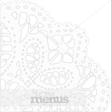 White Lace Lower Left Corner