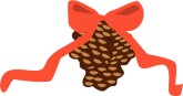 Christmas Pine Cone Clipart