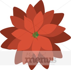 Poinsettia Christmas Clipart