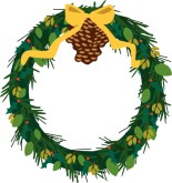Xmas Wreath Clipart