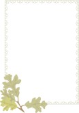Oak Leaves and Lace Frame