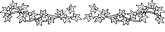 Black and White Ivy Menu Divider
