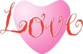 Handwritten Love with Heart