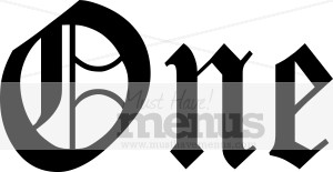 One Calligraphy