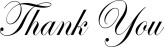 Thank You Black Script