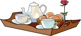 Tea Tray Clipart