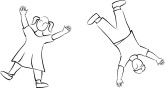 Cartwheels Clipart