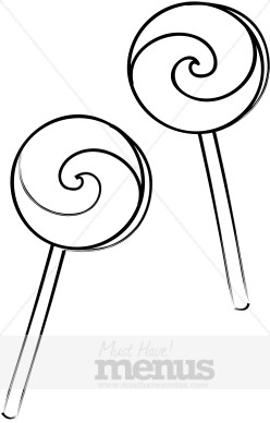 Lollipop Swirl Clipart