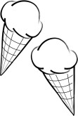 Waffle Cone Clipart