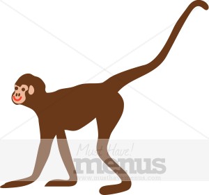 Baby Monkey Clipart