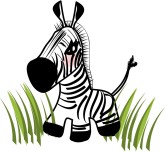 Stuffed Zebra Clipart
