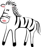 Zoo Zebra Clipart